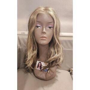 Raquel Welch Longing for Long Praline Foil Cap Wig Preowned Lace Front Vibralite